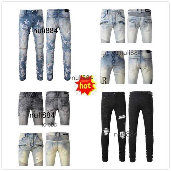 amis Jeans Man amirl amirlies am 2024 imiri amiiri Herren Luxus Designer Denim New Holes Hose Jean COOLGUY Biker Pants Arrivals amari Clothing #049