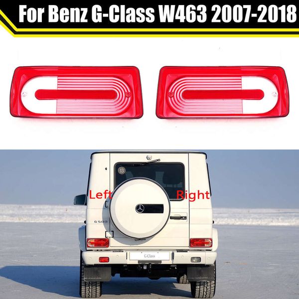 Per Benz Classe G W463 2007-2018 Fanale posteriore per auto Luci dei freni Sostituzione Auto Borsette posteriore Copertura Maschera Paralume