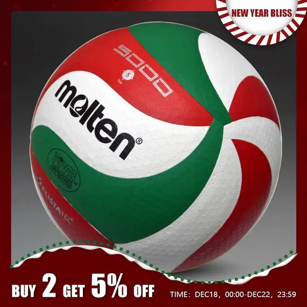 Molten V5M5000 Volleyball Professional Standard Größe 5 PU Soft Beach Ball für Erwachsene und Jugendliche Wettkampftraining 231220