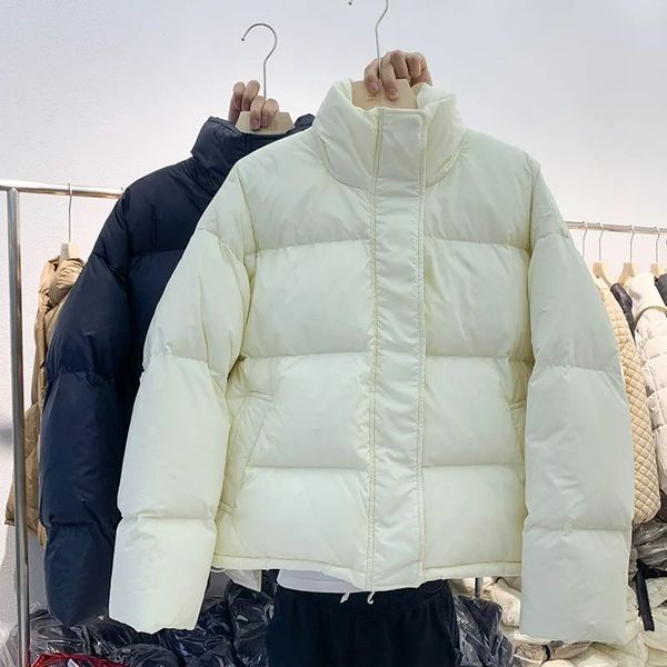 Designer feminino jaqueta de inverno engrossado casaco feminino senhoras à prova de vento e à prova dwindproof água para baixo jaqueta de algodão