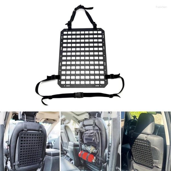 Organizzatore per auto Pannello rigido MOLLE per veicoli Organizzatori tattici posteriori Piastra ingranaggi regolabile Accessori per camion