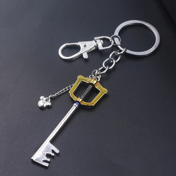 Çanta Parçaları Aksesuarlar Oyun Krallık Kalpleri Sora Anahtar Key Zincir Keyblade Silah Modeli Çıkarılabilir Metal Anahtarlama Erkek Araba Kadın Mücevherleri 231219