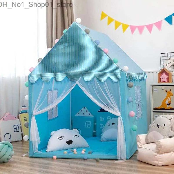 Игрушечные палатки New Kids Teent Toys Children Play House Boys Girls Castle Indoor Outdoor Play Hous