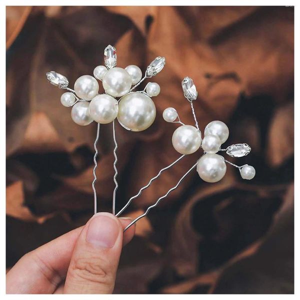 Grampos de cabelo pérola hairpin para mulheres aperto estável casamento acessórios de noiva diy acessório estilo