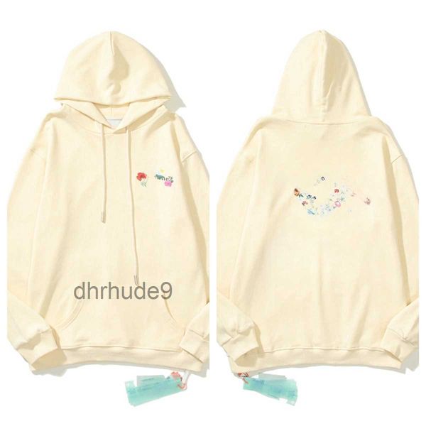 2023 Dupes Reps Hoodrich Pull Long Sleeve Polo Hoodie Women Full Zip Up Mens Designer Hoddie Offwhite Felpa White S5 OIQY