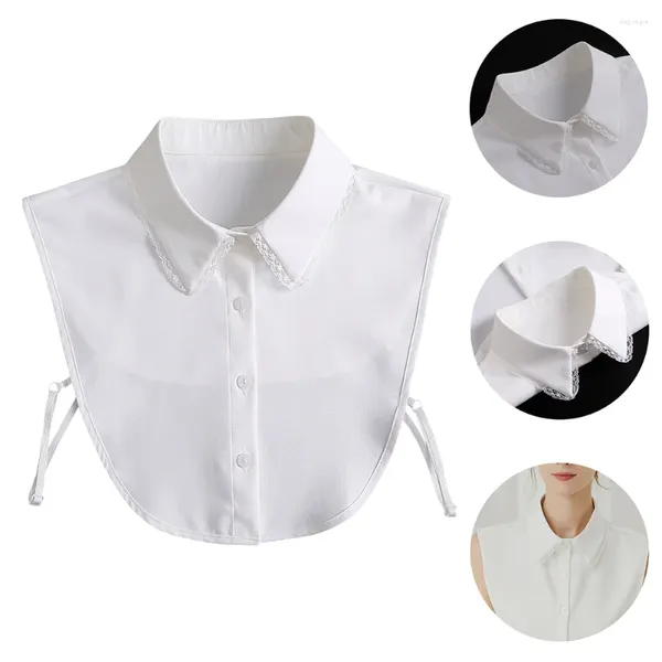 Настольные часы, 1 шт., белая рубашка с искусственным воротником для леди, аксессуар для всей одежды