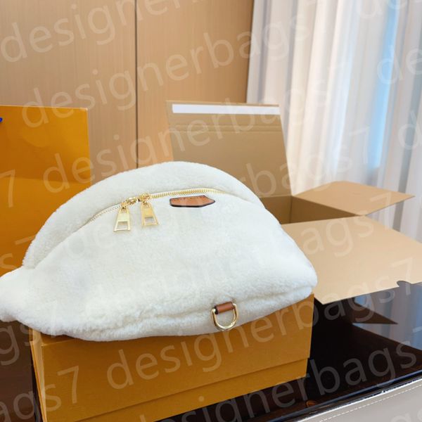 Luxo Sólido Moda Lã Tecido De Lã Carteiras Luxo Mini Botão Strap Bolsas Crossbody Designer Bag Mulher Bolsa Bolsa De Ombro Luxurys Bolsas Bolsas
