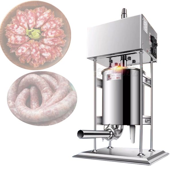 10L/15L/20L/25L Elektrische Wurstfüller Stuffer Fleischpresse Küchengeräte Restaurant Erweiterte Wurstmaschine