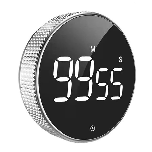 Temporizzatori da cucina Timer digitale magnetico per cucina Cucina Doccia Studio Cronometro LED Contatore Allarme Promemoria Conto alla rovescia elettronico manuale 231219