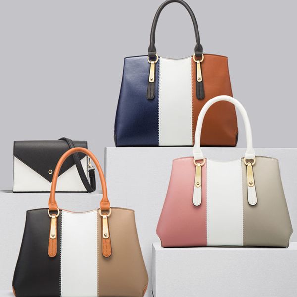 Heißer Verkauf 4 stücke In EINEM Set Big Bags Für frauen Tote Handtaschen Damen Luxus Schulter Taschen Geld Clutch geldbörsen FMT-4140