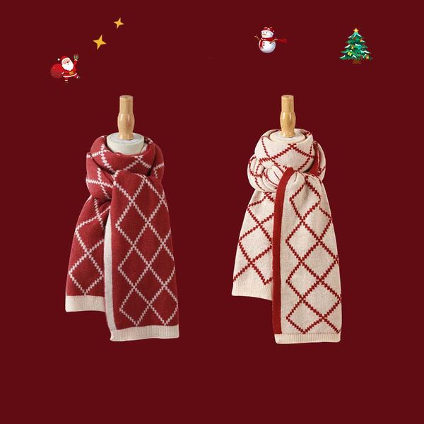 SCARF DESIGNER SCARF NATALE ROSSO ROSSO SCARFA SCARFA DONNA VERSATILE ANNO ANNO SCARPA SCARPA A CAPCIA COLPA CALDO