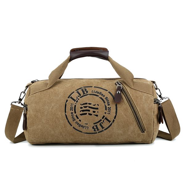 Bolsa unissex esportiva feminina, bolsa de ombro, lona, cilindro, casual, viagem, fitness, roupas, bolsa crossbody