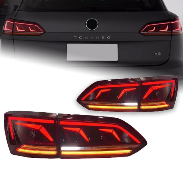 Luci posteriori per auto per VW Touareg 20 19-2023 Fanale posteriore a LED Indicatori di direzione Lampada freno Luce di retromarcia posteriore Montaggio