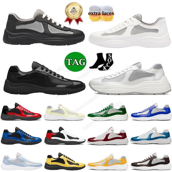 200s Uomo Donna Scarpe casual Coppa americana 200 Pelle bassa Nylon PVC Mesh Stringate Designer Campus Triple Nero Bianco Suola in gomma Tessuto Scarpe da ginnastica Sneakers Taglia grande 13