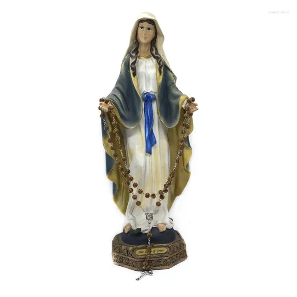 Colares Pingente E15E para Cruz Jesus Colar De Madeira Homens Mulher Grânulos De Madeira Esculpida Longo Rosário Católico Masculino Jóias