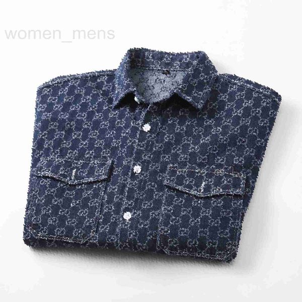 Jaquetas masculinas designer 2023 homens designers jeans desgaste parkas bordado jacquard colpus bolso frontal mens casacos outerwear roupas azul 8etu