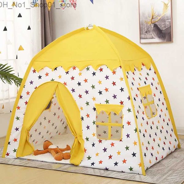 Tende giocattolo Tenda da gioco per bambini per casa da gioco per bambini Tenda pieghevole portatile per castello principessa Tenda per bambini Regali di festa di compleanno per ragazzi e ragazze Q231220