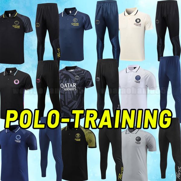 2022 2023 Fußball -Trailsuiten MAILLOT DE FOOT MBAppe Hakimi Marquinhos Verratti Fußballhemd 22 23 Sergio Ramos Fabian Hommes Kit Training Hosen Shorts