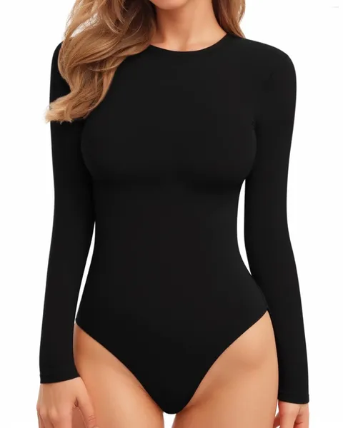 Intimo modellante da donna Body sexy da donna Cravatta stile punk scuro Collant nero Slim Tuta intera-match Body elegante Top Tide Abiti eleganti