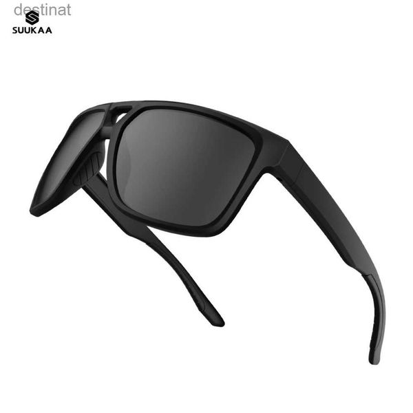 Солнцезащитные очки Новые поляризованные спортивные солнцезащитные очки с веревкой Мужчины Женщины Винтажные классические солнцезащитные очки UV400 Оттенки на открытом воздухе Солнцезащитные очки для верховой езды и рыбалкиL231219