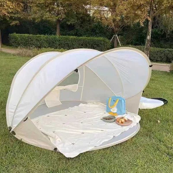 Tende giocattolo tende per bambini Castle Bambini al di fuori del giardino palline da tenda in piscina gioca a casa portatili giocattoli giocate tende da spiaggia di limone giocattoli Q231220