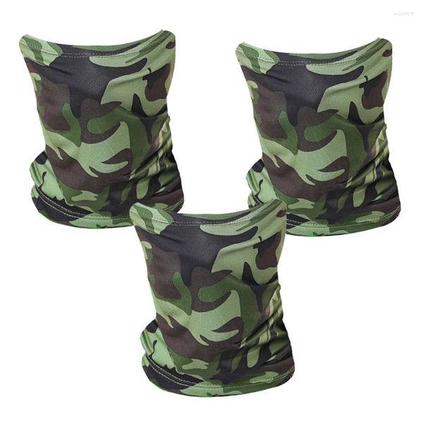 Bola Caps 3pcs Lenço Bandana Balaclava Impresso Pescoço Polainas Headwear para Outdoor