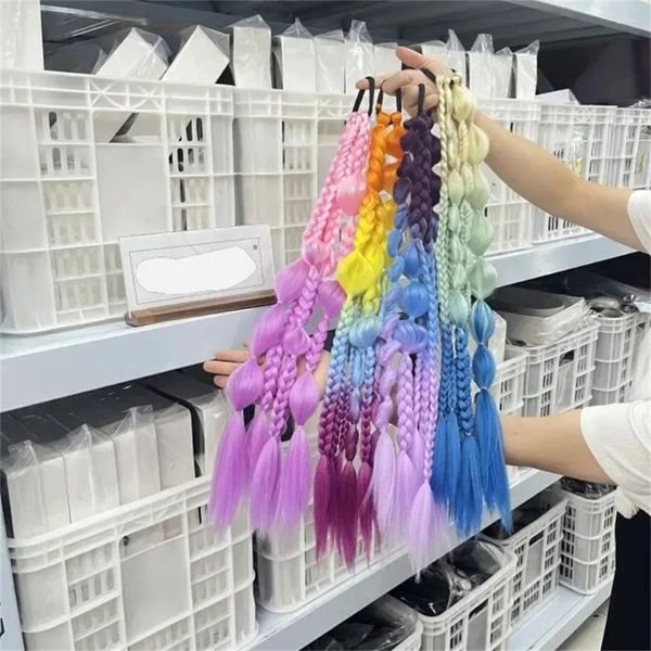 Accessori per capelli Bolle colorate per bambini da 24 pollici per bambini tinti in bolle di colore