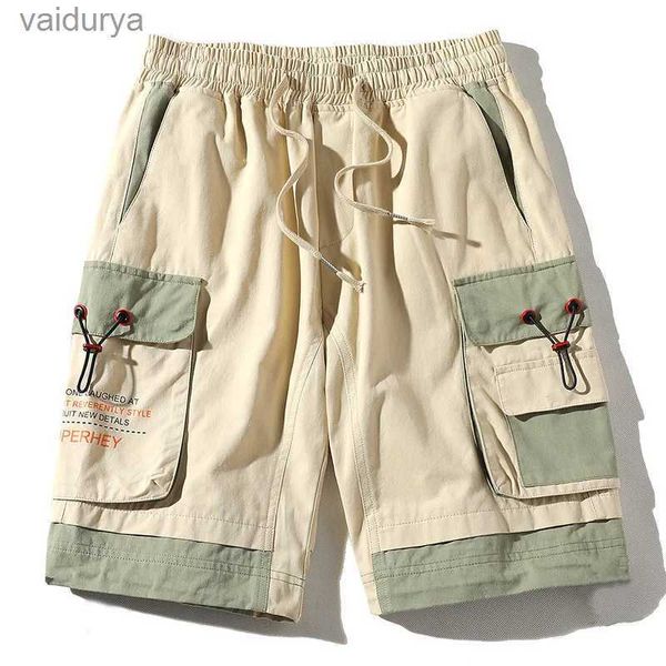 Männer Shorts Neue Casual Multi-tasche Overalls Shorts Für Männer 2023 Sommer Lose Hip Hop Y2K Streetwear Bermuda Cargo-Shorts Masculinas YQ231220