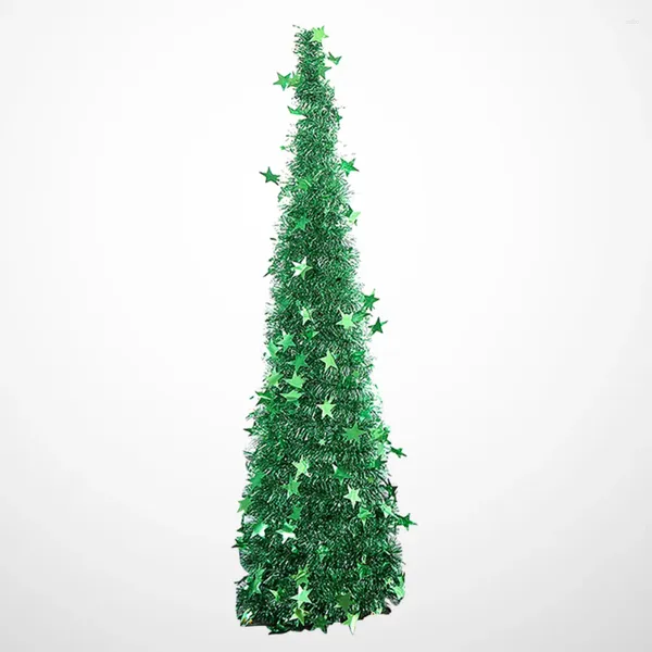 Decorazioni natalizie 120 cm Albero da esterno PET Pieghevole Decorazione per feste Decorazione per la casa