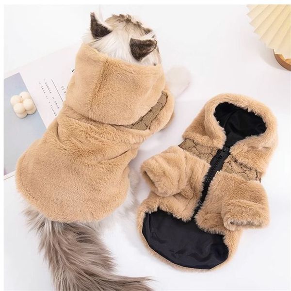 Tasarımcı Marka Yün Köpek Kazakları Kumaş Kış Mektubu Yumuşak Köpek Giysileri Lüks Moda Lüks Sıcak Evcil Hayvan Ceket Köpek Kedi Sweatshirt