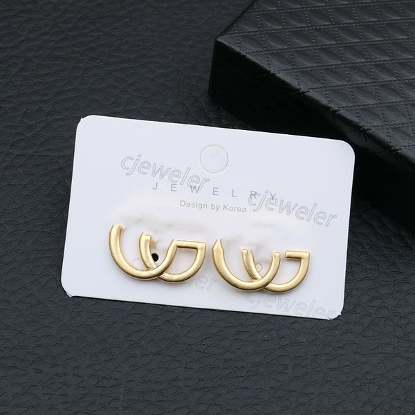 Charme Studs brincos aretes designer s925 Prata Pin g carta brincos de luxo jóias orecchini bijoux cjewelers Compre um e ganhe outro grátis