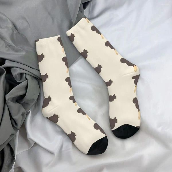 Frauen Socken Süße Popsicle Zeit Harajuku Desgin Casual Strümpfe Unisex Weiche Radfahren Winter Benutzerdefinierte Anti Slip