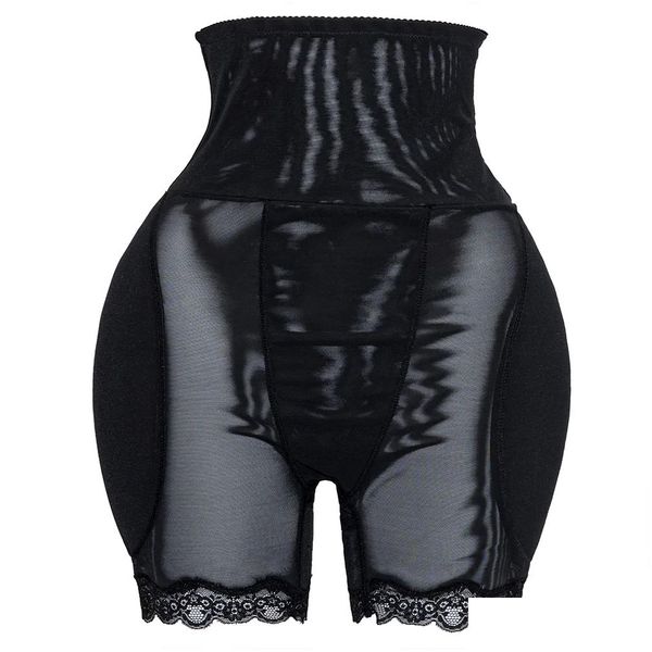 Cintura barriga shaper sem costura mulheres bunda levantador controle calcinha alto quadril acolchoado calcinha corpo compressão coxa mais magro shapewear 210305 dr dh093