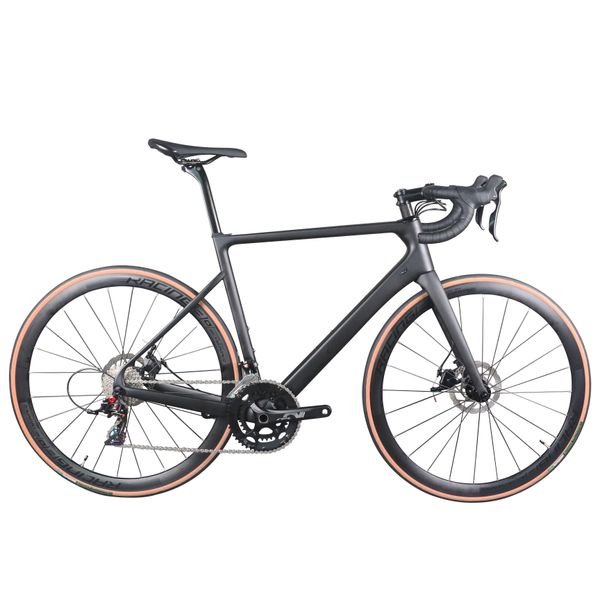 Biciclette Freno a disco a montaggio piatto Completo Aero Road Bike Fm659 Gruppo esterno 2X11 Velocità Set di ruote in alluminio Drop Delivery Sport all'aperto Dhidm