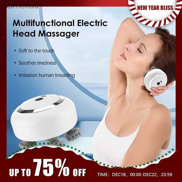 Elektrische Massagger Multi Klauenkopf Massager Elektrische Entspannung Schulter Bein Arm Hals Tief Gewebekopf Kopfhaut Kneten Vibratorl231220