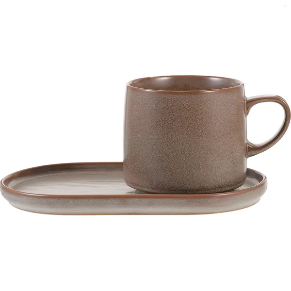 Bicchieri da vino Arredamento da ufficio Desktop Tazza da caffè Set di posate Tazze Ceramica Ceramica Casa S