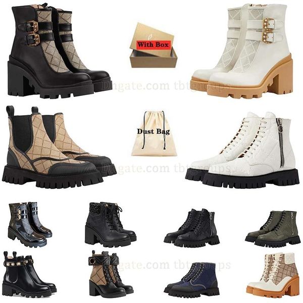 дизайнерские ботинки на платформе Martin Boots Женские высокие ботинки пустыни с коробкой Ботильоны на молнии Резиновые ботинки на шнуровке Зимние ботинки Оксфордская обувь Зимние ботинки женские dhgates