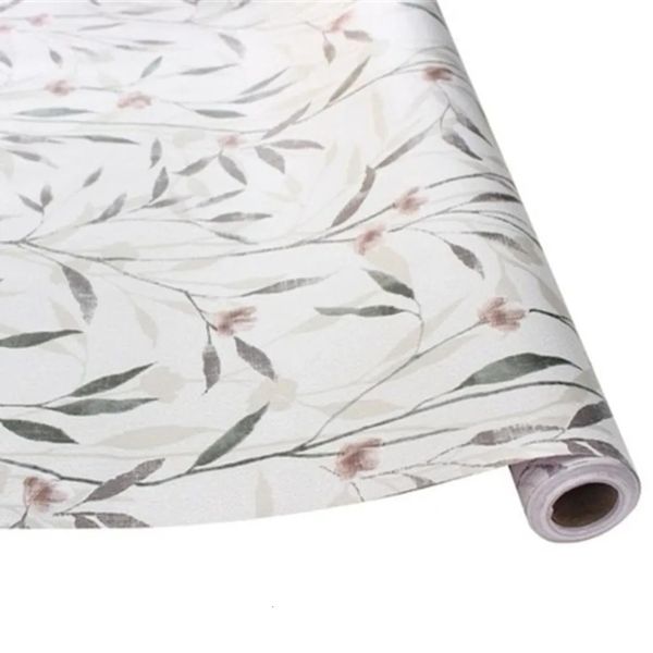 10m longo casca e vara floral folha papel de parede vinil auto adesivo design para paredes banheiro quarto decoração casa 231220