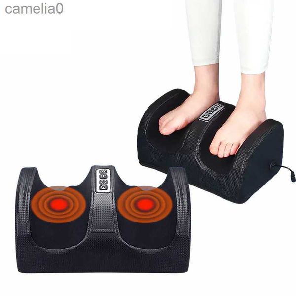 Massaggiatori elettrici Massaggio elettrico ai piedi Shiatsu Terapia sanitaria Rilassamento Riscaldamento a infrarossi Massaggiatore per il corpo Calore Muscoli profondi Rullo impastatore SaludL231220