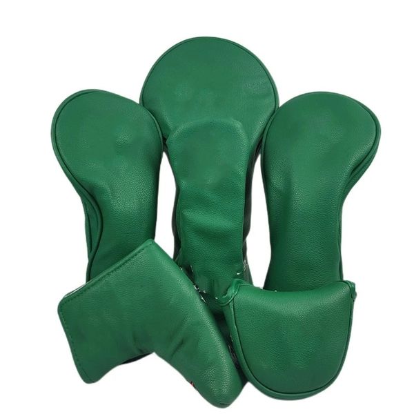 Outros produtos de golfe Driver Headcover Woods Head Cover Set Green Clubs Covers Putter Headcovers Fisher Hat Style Acessórios 231219