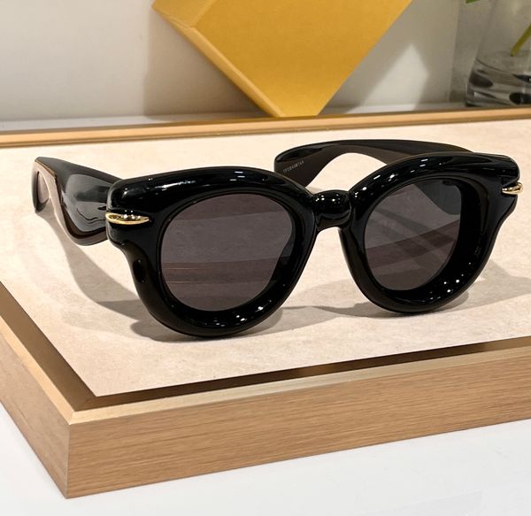 Occhiali da sole rotondi neri da sole rotonde donne designer occhiali da sole sfumature sunnies gafas de sol uv400 occhiali con scatola