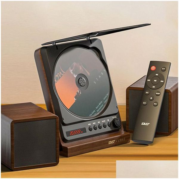 CD-плеер Highend Wooden Fever Портативный Walkman без потерь высокой четкости Беспроводной Bluetooth Перезаряжаемый Hi-Fi Музыка 230829 Drop Deliv Dh34K