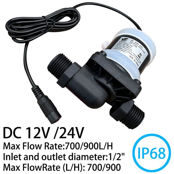 Altri rubinetti Docce IP68 DC 12V 24V Albero in acciaio inossidabile senza spazzole 12 