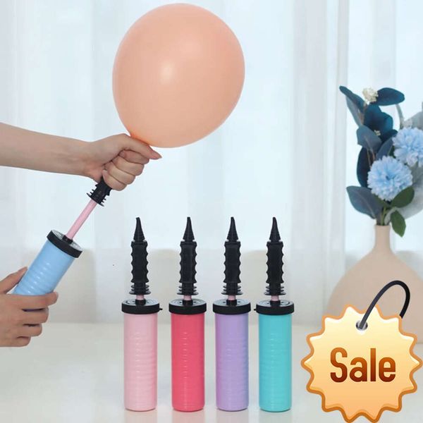 Pompa per palloncini Accessori per palloncini Gonfiatore per palloncini Spinta a mano Pompa ad aria Matrimonio San Valentino Strumenti di decorazione per feste di compleanno Bomboniere per feste