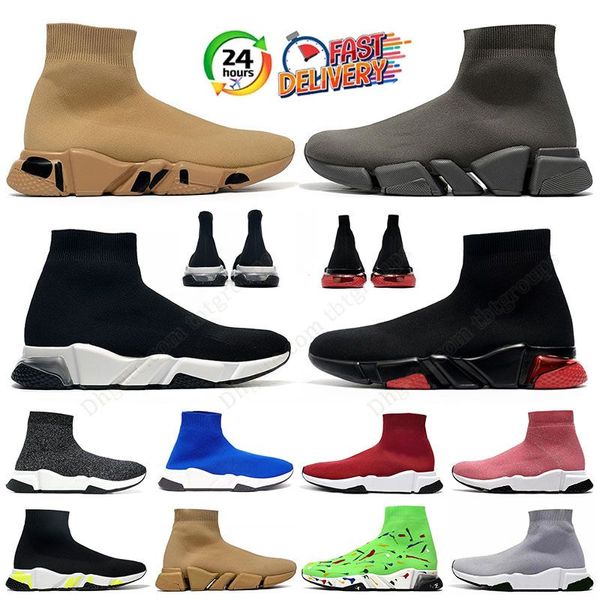 balenciaga sock shoes balencaigas erkekler kadınlar designer ayakkabı balenciaga's balenciagaa balenciga socks shoe speed trainer 2.0  black boots vintage beige 【code ：L】 yılanlar