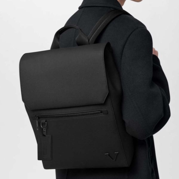 Рюкзак в стиле FLAP Мужской дизайнерский рюкзак из натуральной кожи Роскошные большие рюкзаки Классический дизайнерский рюкзак для книг Обычный рюкзак с двумя ремнями Сумки