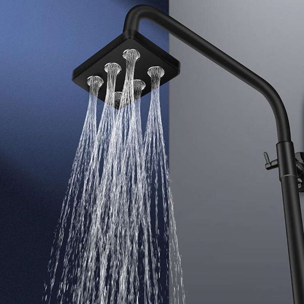 Aggiorna soffione ad alta pressione soffione a pioggia a risparmio idrico parti di ricambio del sistema doccia ruotabile a 360 gradi per il bagno di casa