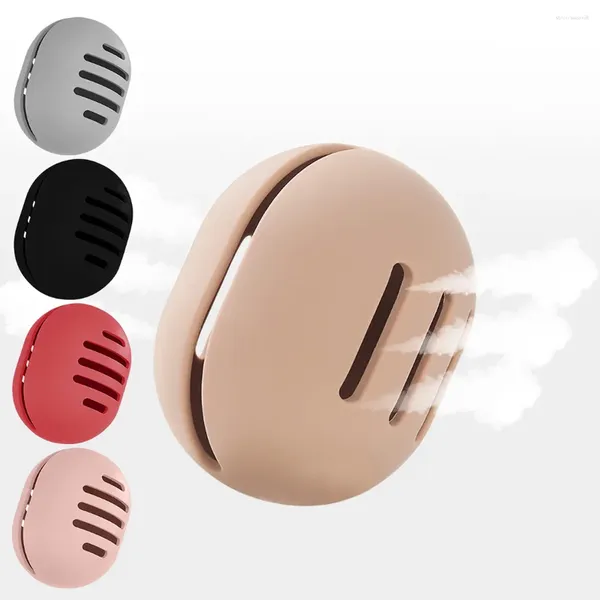 Caixas de armazenamento Caixa de maquiagem de esponja cosmética Liquidificador de silicone 1pcs Puff Case Eco-Friendly Helder Multi-Hole Protable Beauty