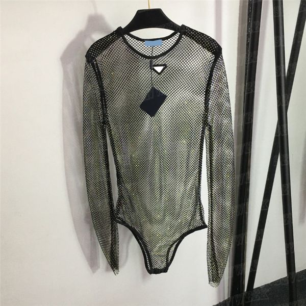 Bodysuits de shiny shinestone