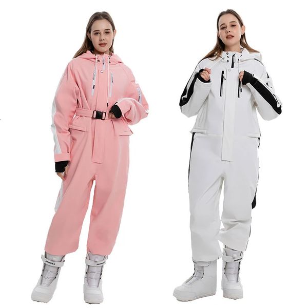 Tuta da sci impermeabile da donna Abbigliamento da snowboard Tuta per adulti Giacca invernale e pantaloni Ice Snow Girl s Fashion 15K 231220